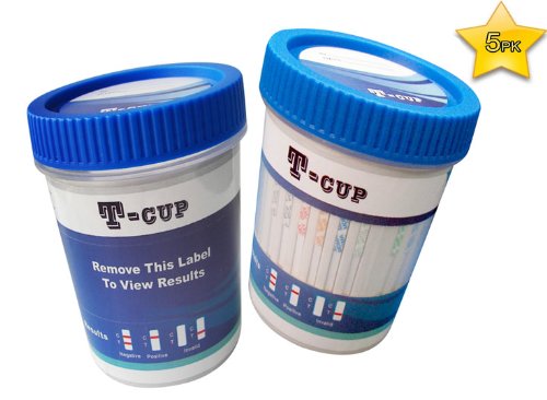 12-Panel T-Cup Drug Test Cups. Test Instantly for 12 Different Drugs. Easy...